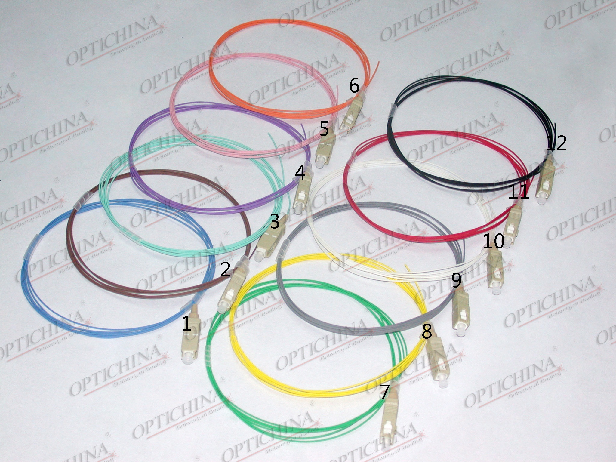 12 rainbow pigtailsNumber